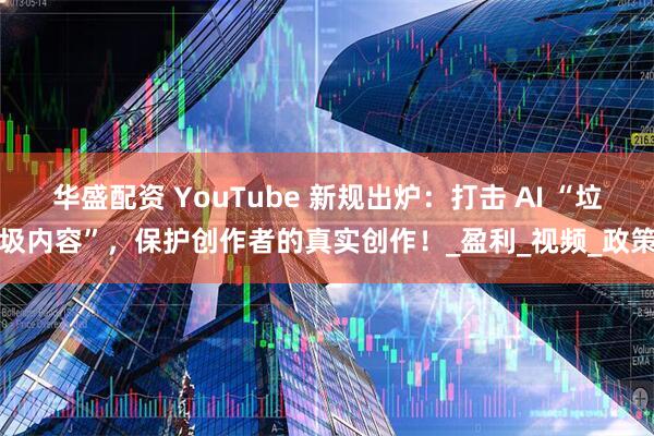 华盛配资 YouTube 新规出炉：打击 AI “垃圾内容”，保护创作者的真实创作！_盈利_视频_政策